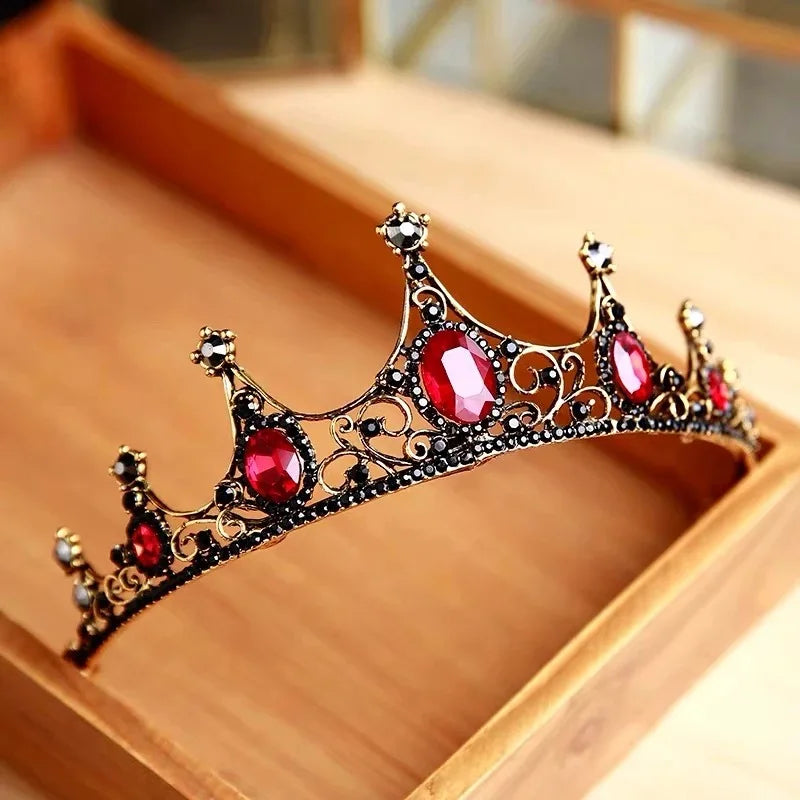 Vintage Kristall-Diadem – Elara