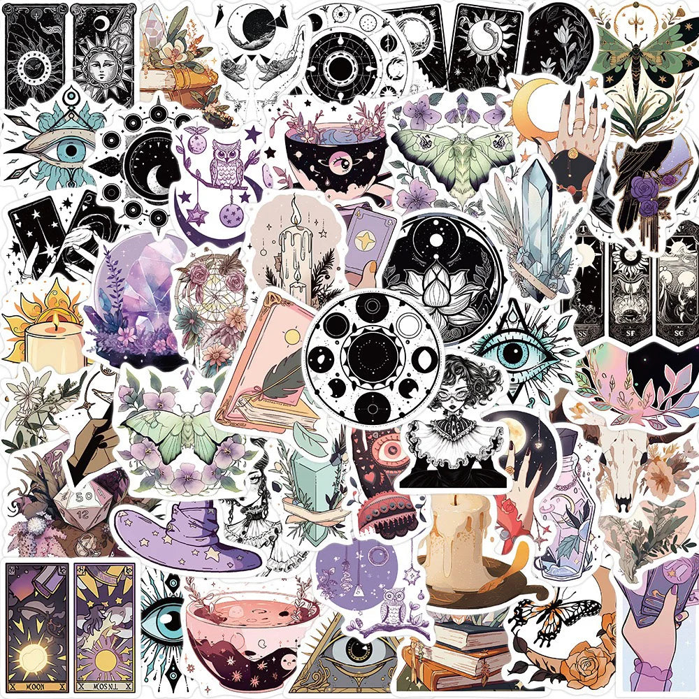 10/30/50 Stk. Hexen-Sticker Set– Valeria