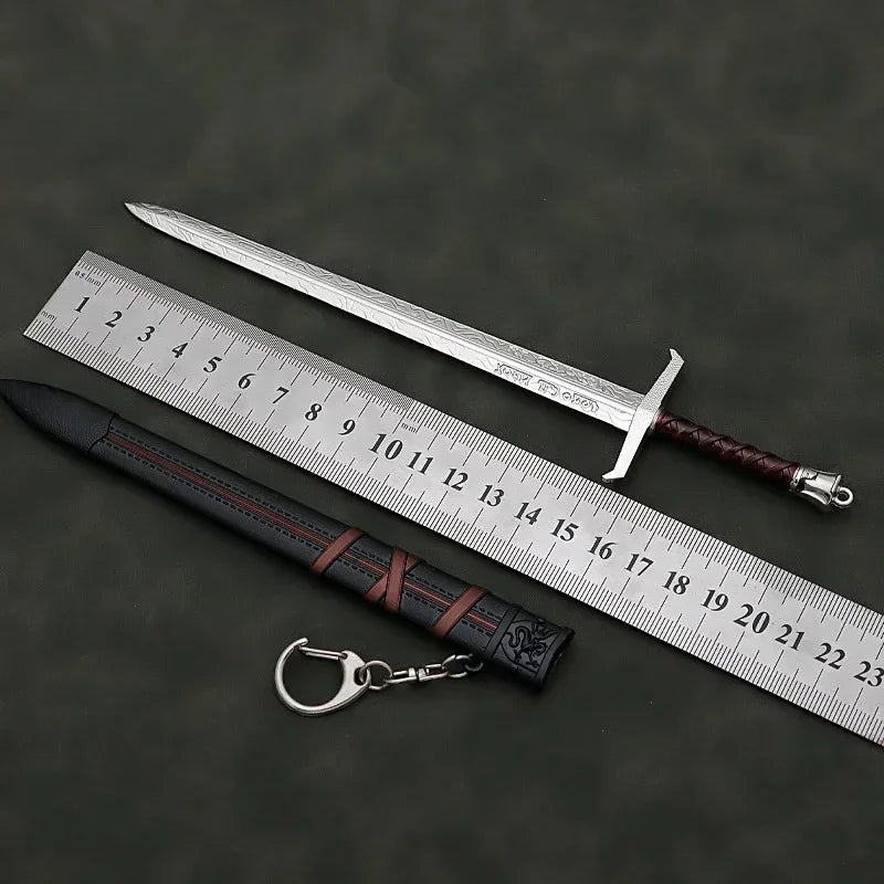 22 cm Samurai Schwert Schlüsselanhänger – Nebelklinge