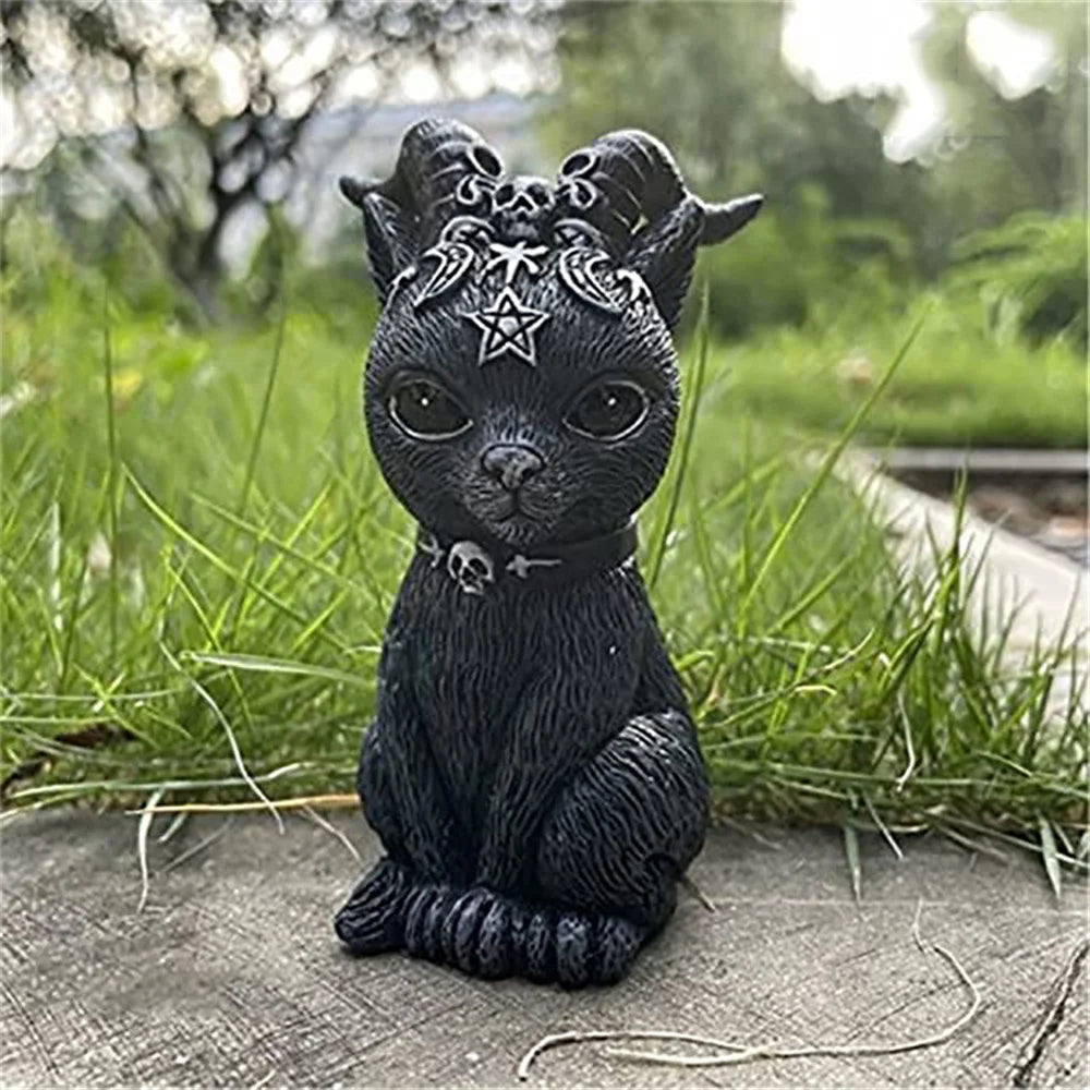 Hexenkatzen-Statue – Nyx