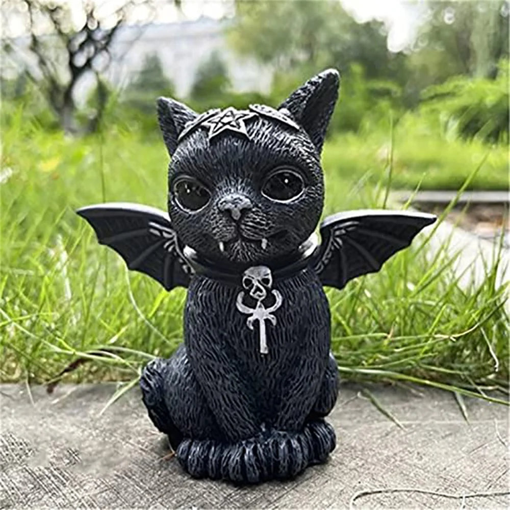 Hexenkatzen-Statue – Nyx