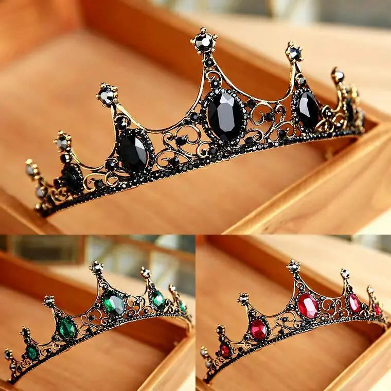 Vintage Kristall-Diadem – Elara