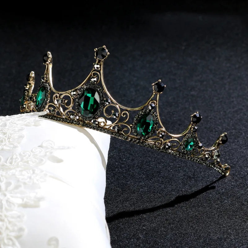 Vintage Kristall-Diadem – Elara